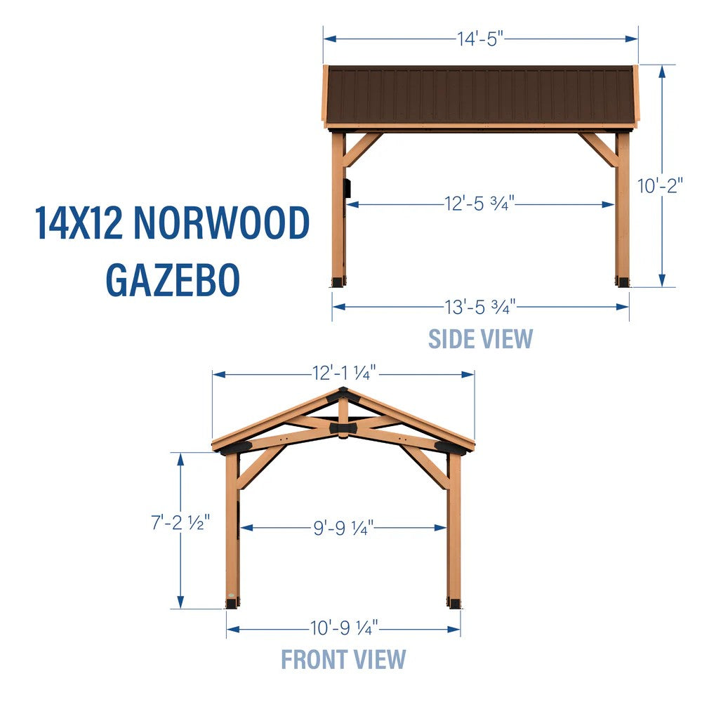 14X12 NORWOOD GAZEBO