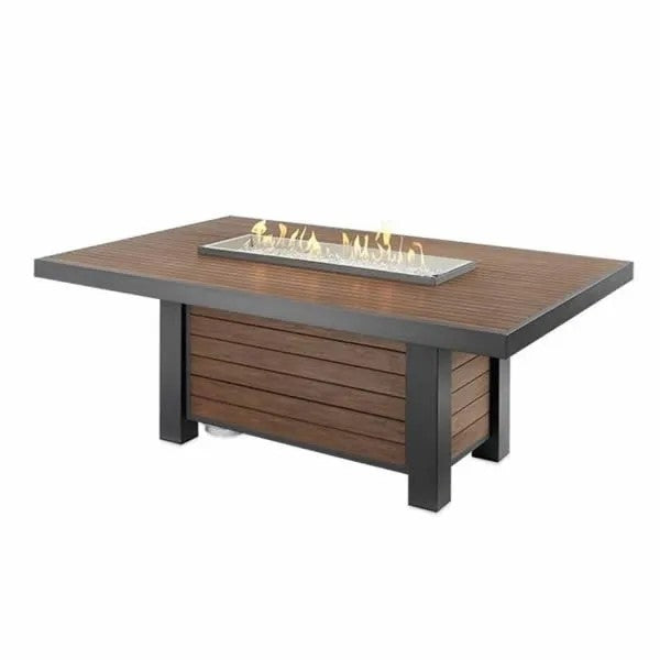 Kenwood Linear Dining Height Fire Pit Table