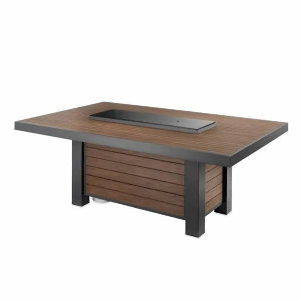 Kenwood Linear Dining Height Fire Pit Table