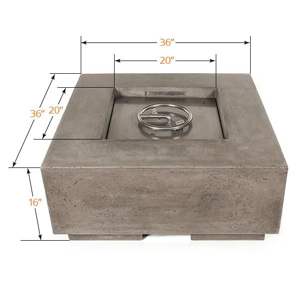 Prism Hardscapes Tavola II Gas Fire Pit Table