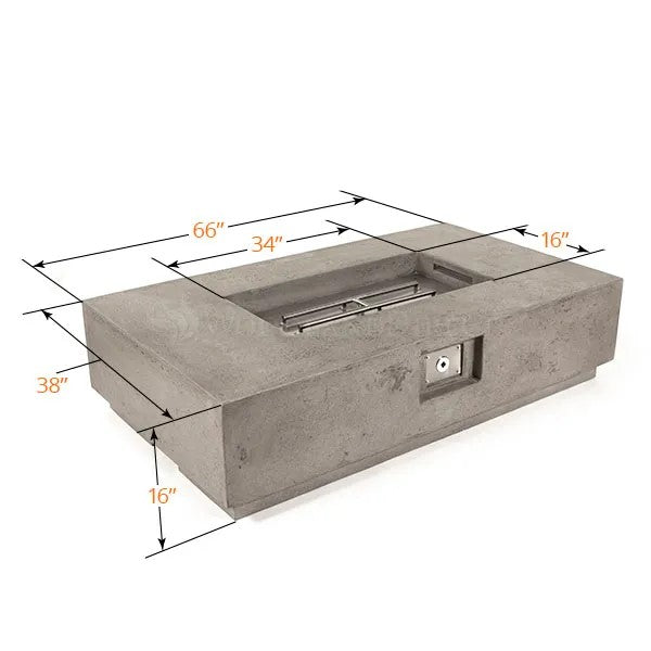 Prism Hardscapes Tavola IV Gas Fire Pit Table