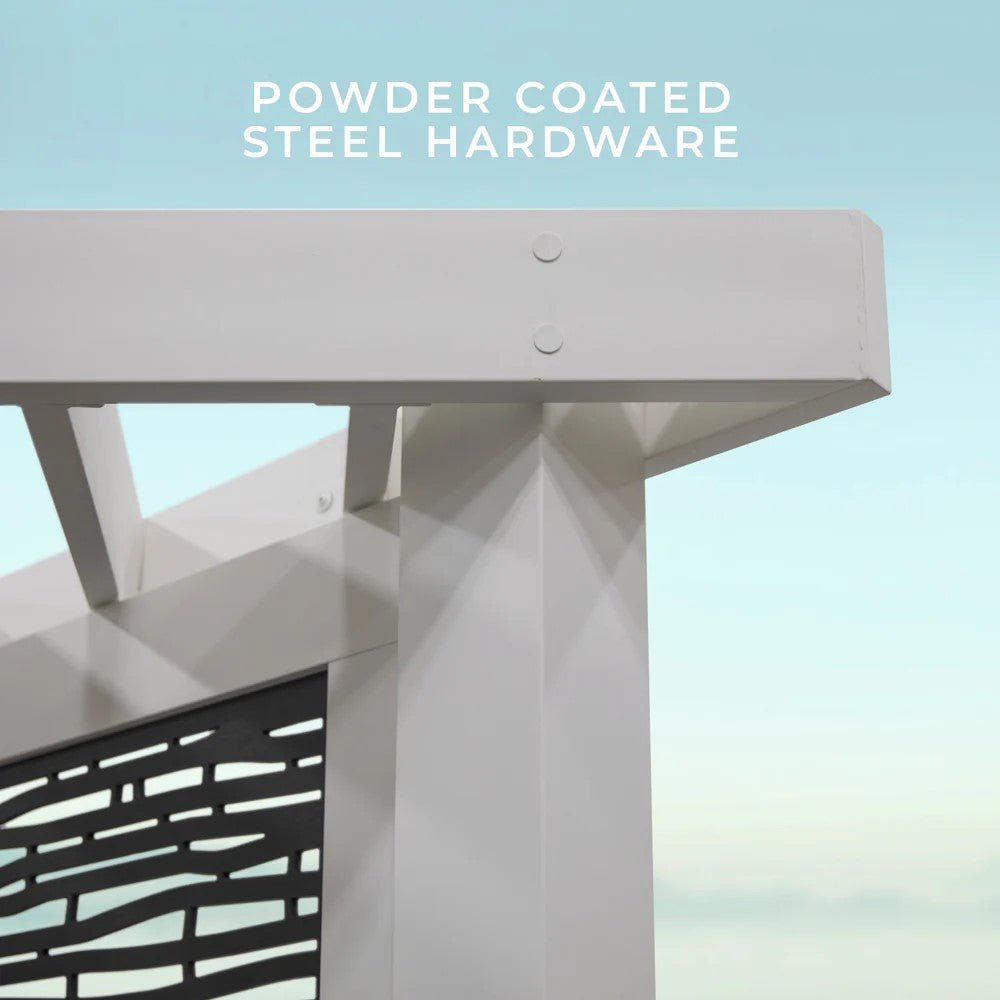RICHMOND MODERN STEEL CABANA PERGOLA